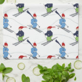 Skieurs de serviette de cuisine ! (Plié)