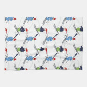 Skieurs de serviette de cuisine ! (Horizontal)