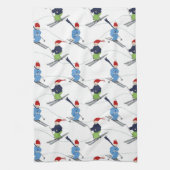 Skieurs de serviette de cuisine ! (Vertical)