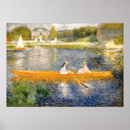 Skiff van Pierre-Auguste Renoir - Impressionist Poster