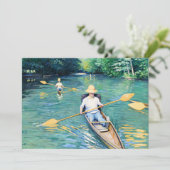 Skiffs, kunstwerk van Gustave Caillebotte, Kaart (Staand voorkant)