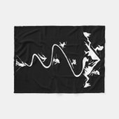 skigebied alpine fleece deken (Voorkant (Horizontaal))