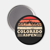 skigebied Aspen Colorado Magneet (Voorkant / Achterkant)