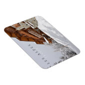 Skigebied chalet in Alpen, Frankrijk Magneet (Rechterzijde)