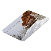 Skigebied chalet in Alpen, Frankrijk Magneet (Linkerzijde)