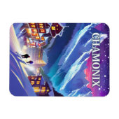 Skigebied Chamonix, alpineskiër Magneet (Horizontaal)