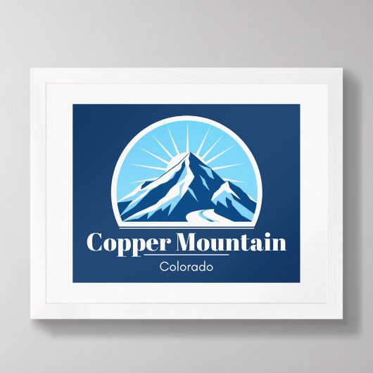 Skigebied Copper Mountain Colorado Poster