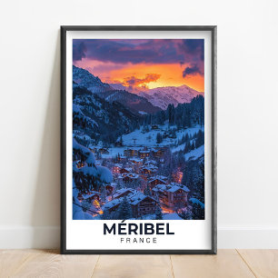 Skigebied Meribel - Meribel Poster - Meribel Prin