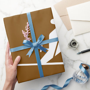 Skigebied Recreatief Teken Cadeaupapier