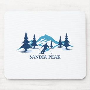 Skigebied Sandia Peak New Mexico Skiën Skiloper  Muismat