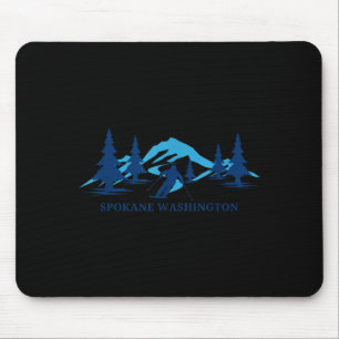 Skigebied Spokane Washington skiër Muismat