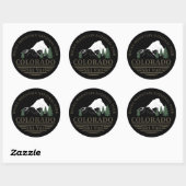 Skigebied Vail Colorado Ronde Sticker (Vel)