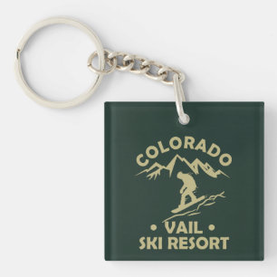Skigebied Vail Colorado Sleutelhanger
