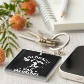 Skigebied Vail Colorado Sleutelhanger (Voorkant Rechts)