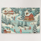 skihut sneeuwberg 1014 stks Puzzel (Horizontaal)