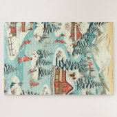 skihut sneeuwberg 1014 stks Puzzel (Horizontaal)