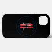 Skiing 73 Skiing Lover Case-Mate iPhone Case (Achterkant (horizontaal))