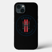 Skiing 73 Skiing Lover Case-Mate iPhone Case (Achterkant)