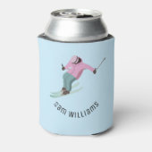 Skiing Blikjeskoeler (Blikje Achterkant)