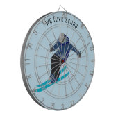 Skiing Dartbord (Voorkant Links)