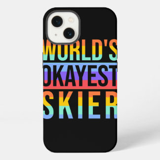 Skiing Design Okayest Skier Skiing Lover iPhone 13 Hoesje