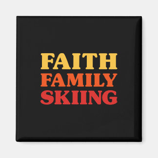 Skiing For Men Skiing For Women Faith Family Skiin Magneet