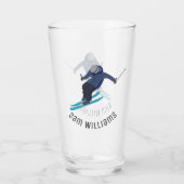 Skiing Glas (Achterkant)