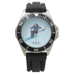 Skiing Horloge