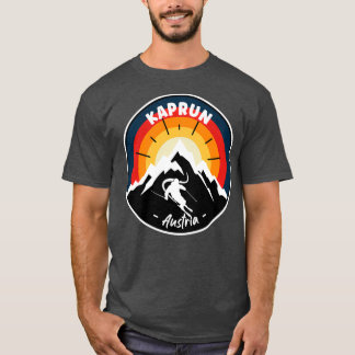 Skiing in Kaprun Austria T-shirt