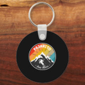 Skiing In Pajarito New Mexico Sleutelhanger (Voorkant)