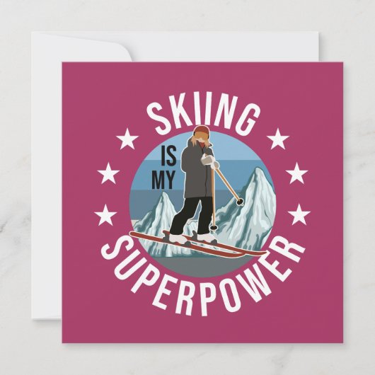 Skiing is Mijn Superpower (Voorkant)