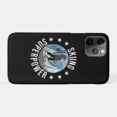 Skiing is Mijn Superpower Case-Mate iPhone Case (Achterkant (horizontaal))