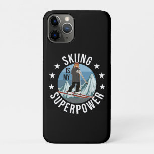 Skiing is Mijn Superpower iPhone 11 Pro Hoesje