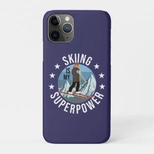 Skiing is Mijn Superpower iPhone 11 Pro Hoesje