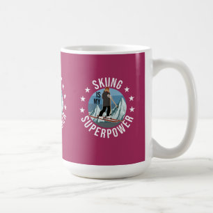 Skiing is Mijn Superpower Koffiemok