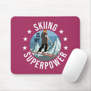 Skiing is Mijn Superpower Muismat