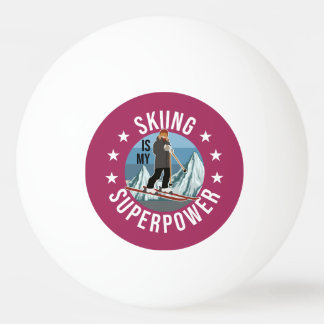 Skiing is Mijn Superpower Pingpongballen