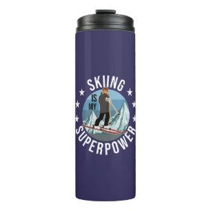 Skiing is Mijn Superpower Thermosbeker