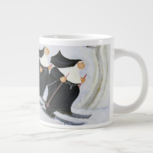 Skiing Jumbo Beker (Rechts)