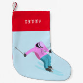 Skiing Kleine Kerstsok (Voorkant)