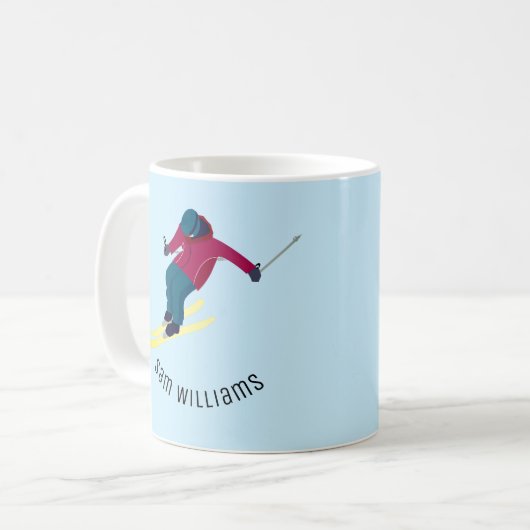 Skiing Koffiemok (Voorkant links)