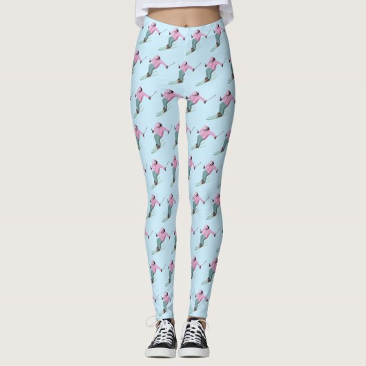 Skiing Leggings (Voorkant)