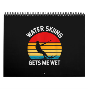 Skiing Lover Zachte waterkiemdieren nat Kalender