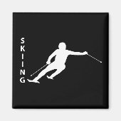 Skiing Magneet (Voorkant)