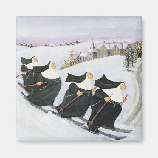 Skiing Magneet (Voorkant)