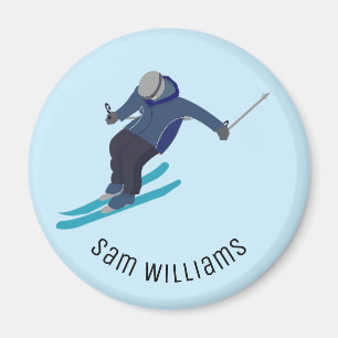 Skiing Magneet