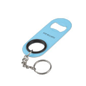 Skiing Mini Flessenopener (Achterkant Gekanteld)