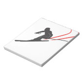 skiing notitieblok (Gedraaid)