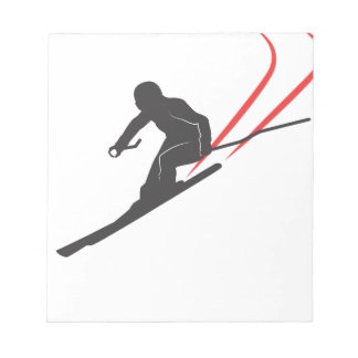 skiing notitieblok