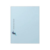 Skiing Notitieblok (Gedraaid)